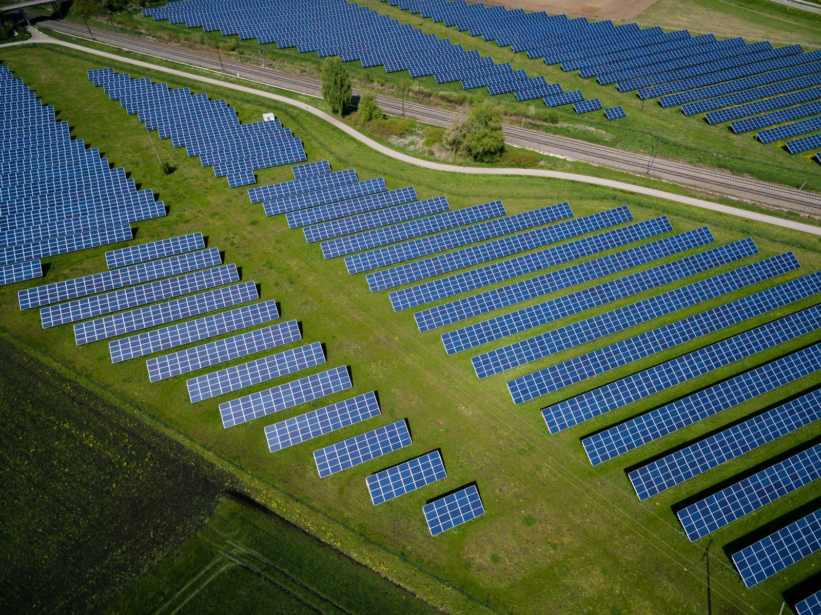 Solar panels close